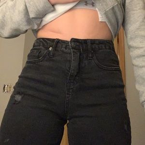 WILD FABLE- Black mom jeans, Size 0